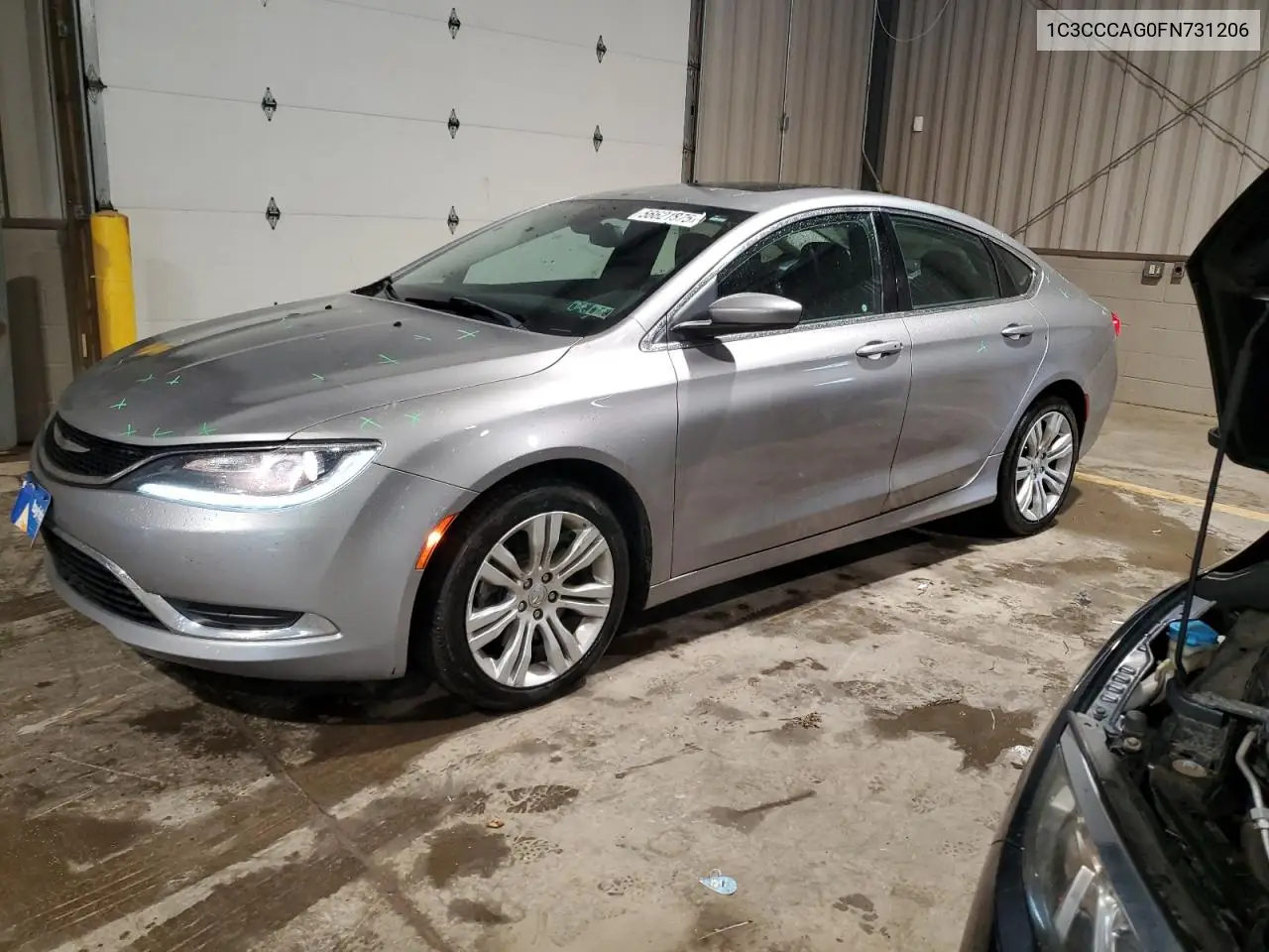 2015 Chrysler 200 Limited VIN: 1C3CCCAG0FN731206 Lot: 56621875
