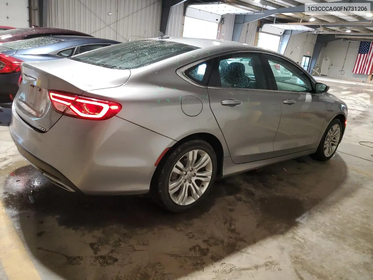 2015 Chrysler 200 Limited VIN: 1C3CCCAG0FN731206 Lot: 56621875
