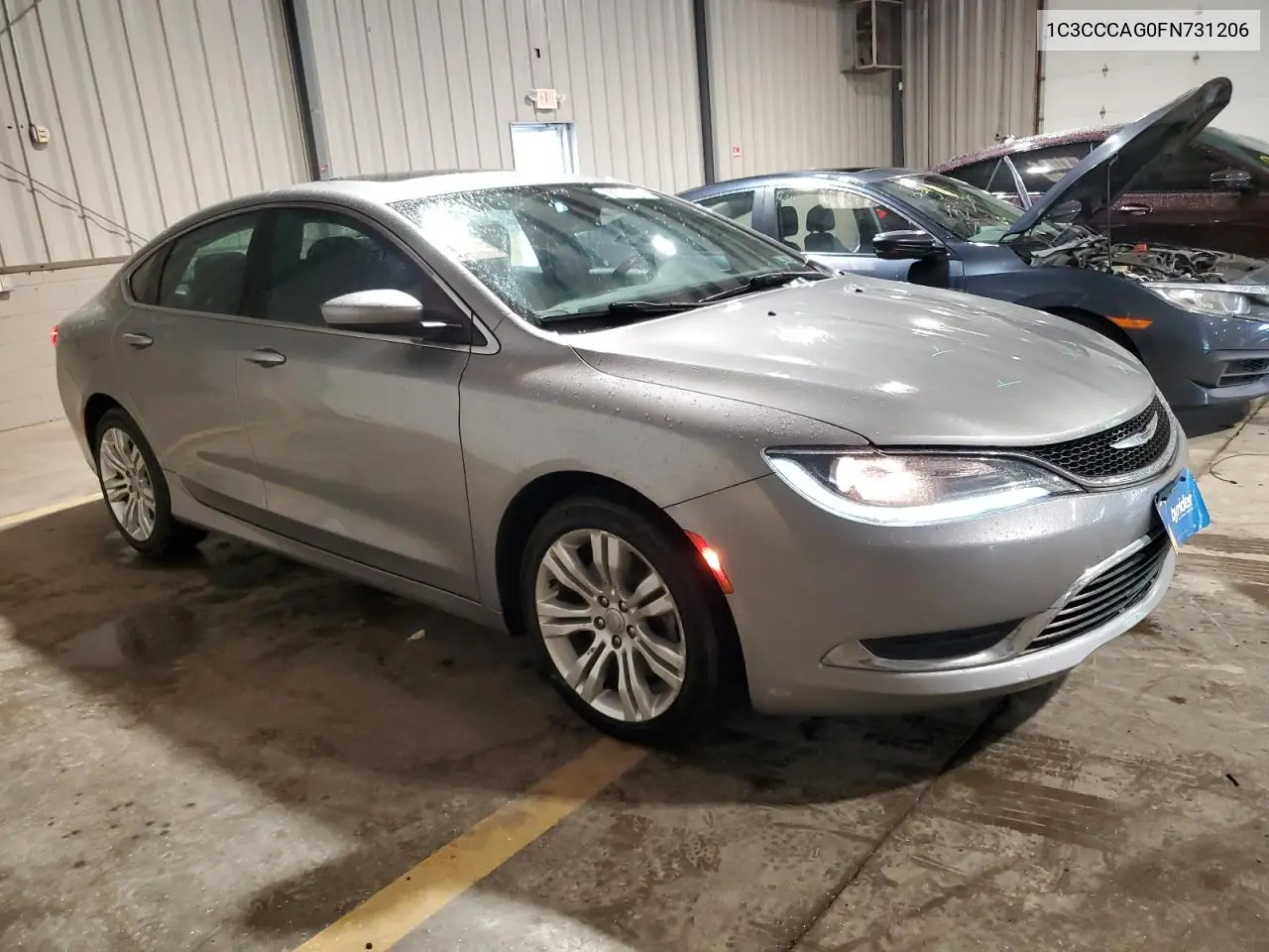 2015 Chrysler 200 Limited VIN: 1C3CCCAG0FN731206 Lot: 56621875