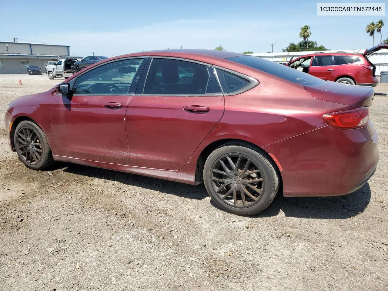 2015 Chrysler 200 Limited VIN: 1C3CCCAB1FN672445 Lot: 56657675