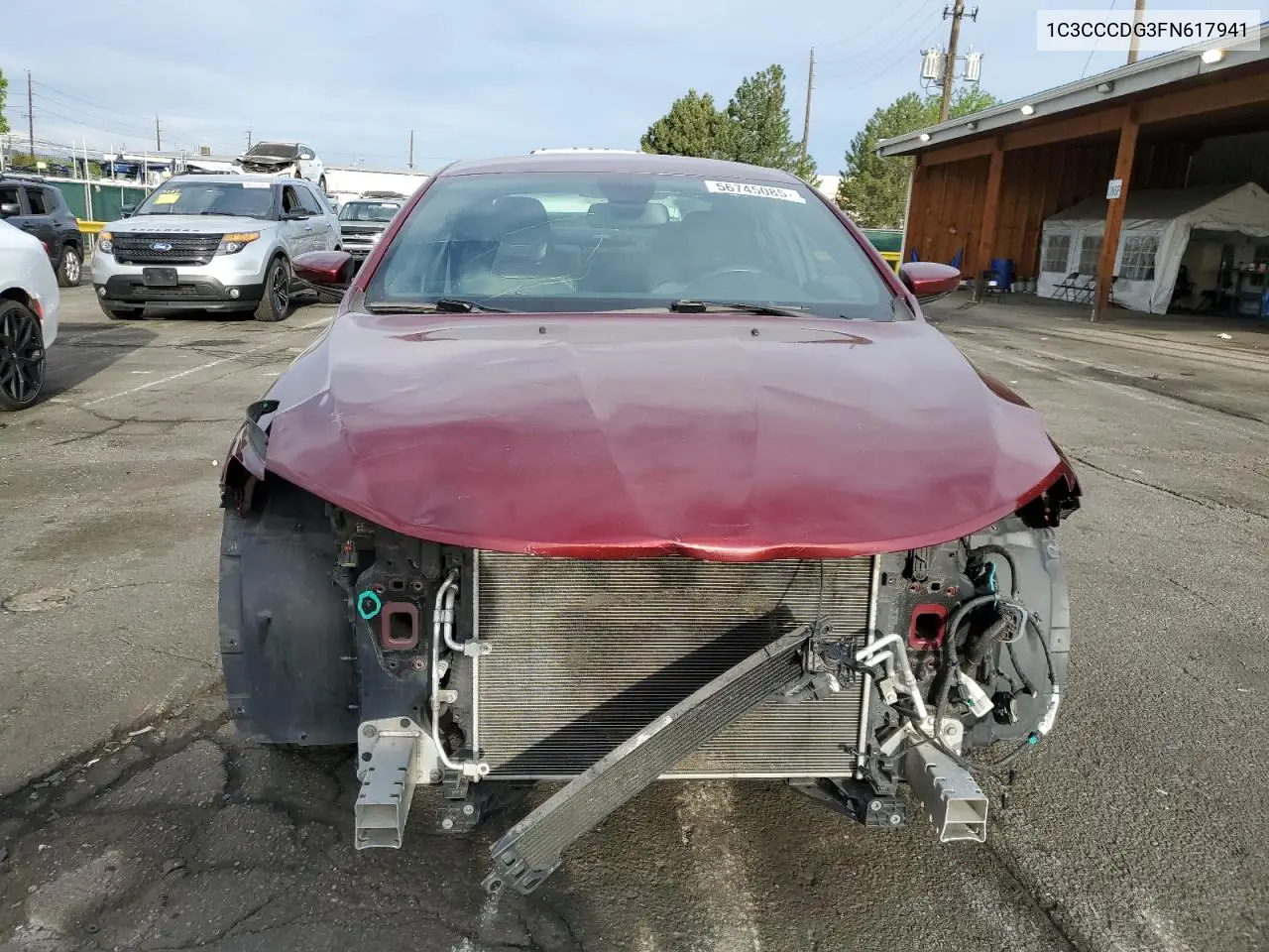 2015 Chrysler 200 S VIN: 1C3CCCDG3FN617941 Lot: 56745085