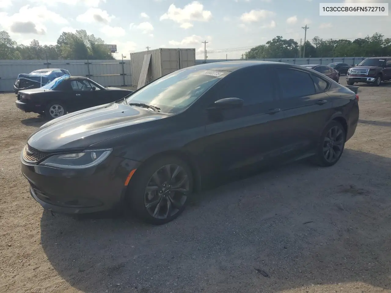 2015 Chrysler 200 S VIN: 1C3CCCBG6FN572710 Lot: 56903775