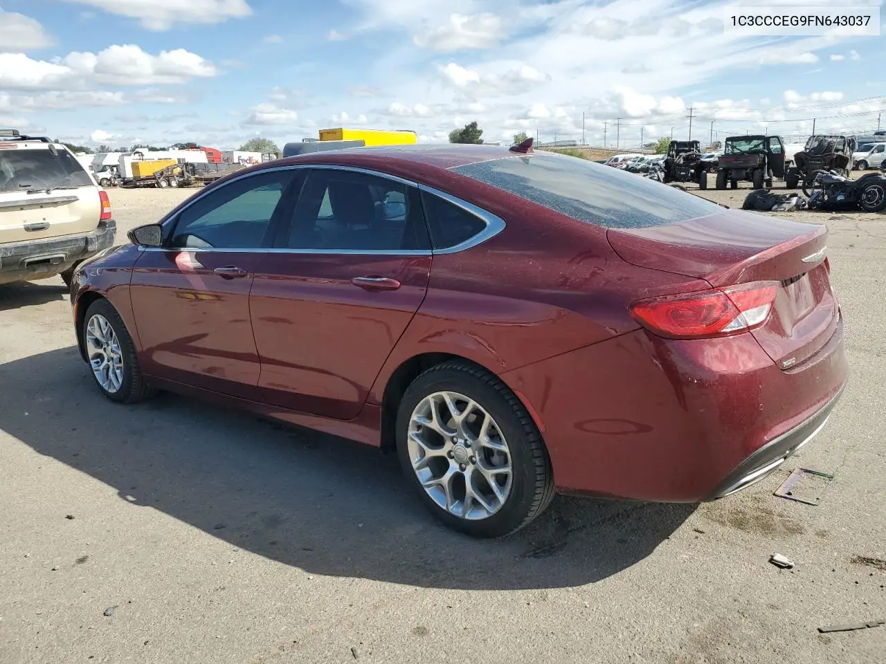 2015 Chrysler 200 C VIN: 1C3CCCEG9FN643037 Lot: 56908175