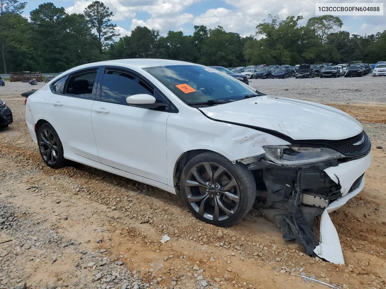 2015 Chrysler 200 S VIN: 1C3CCCBG0FN604888 Lot: 56925975