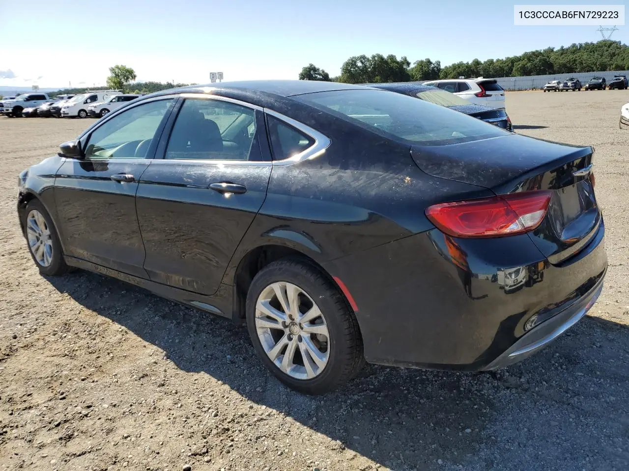 2015 Chrysler 200 Limited VIN: 1C3CCCAB6FN729223 Lot: 56986355