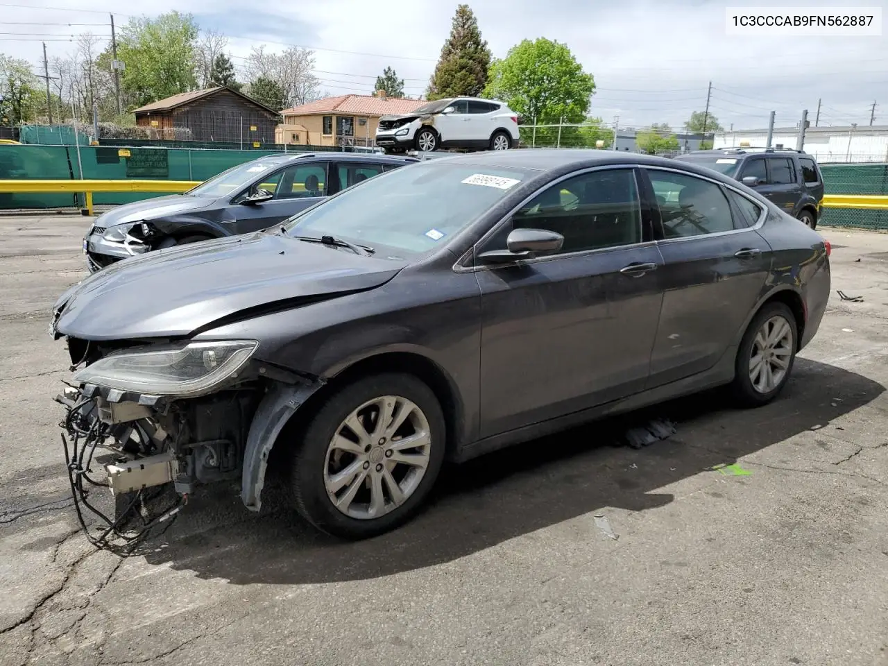 2015 Chrysler 200 Limited VIN: 1C3CCCAB9FN562887 Lot: 56998145