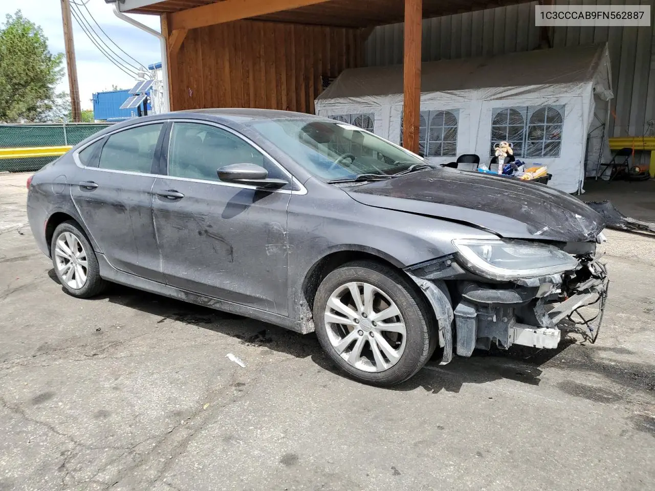 2015 Chrysler 200 Limited VIN: 1C3CCCAB9FN562887 Lot: 56998145
