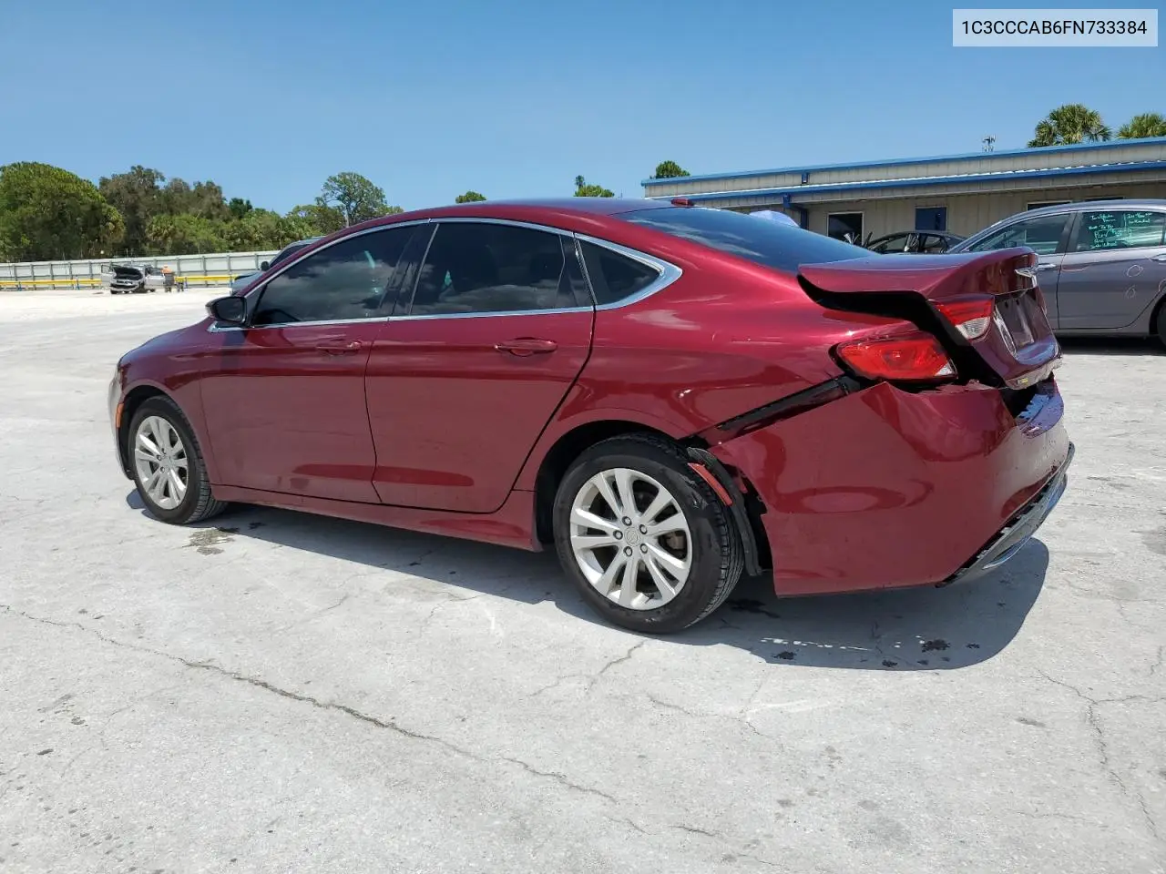 2015 Chrysler 200 Limited VIN: 1C3CCCAB6FN733384 Lot: 57103145