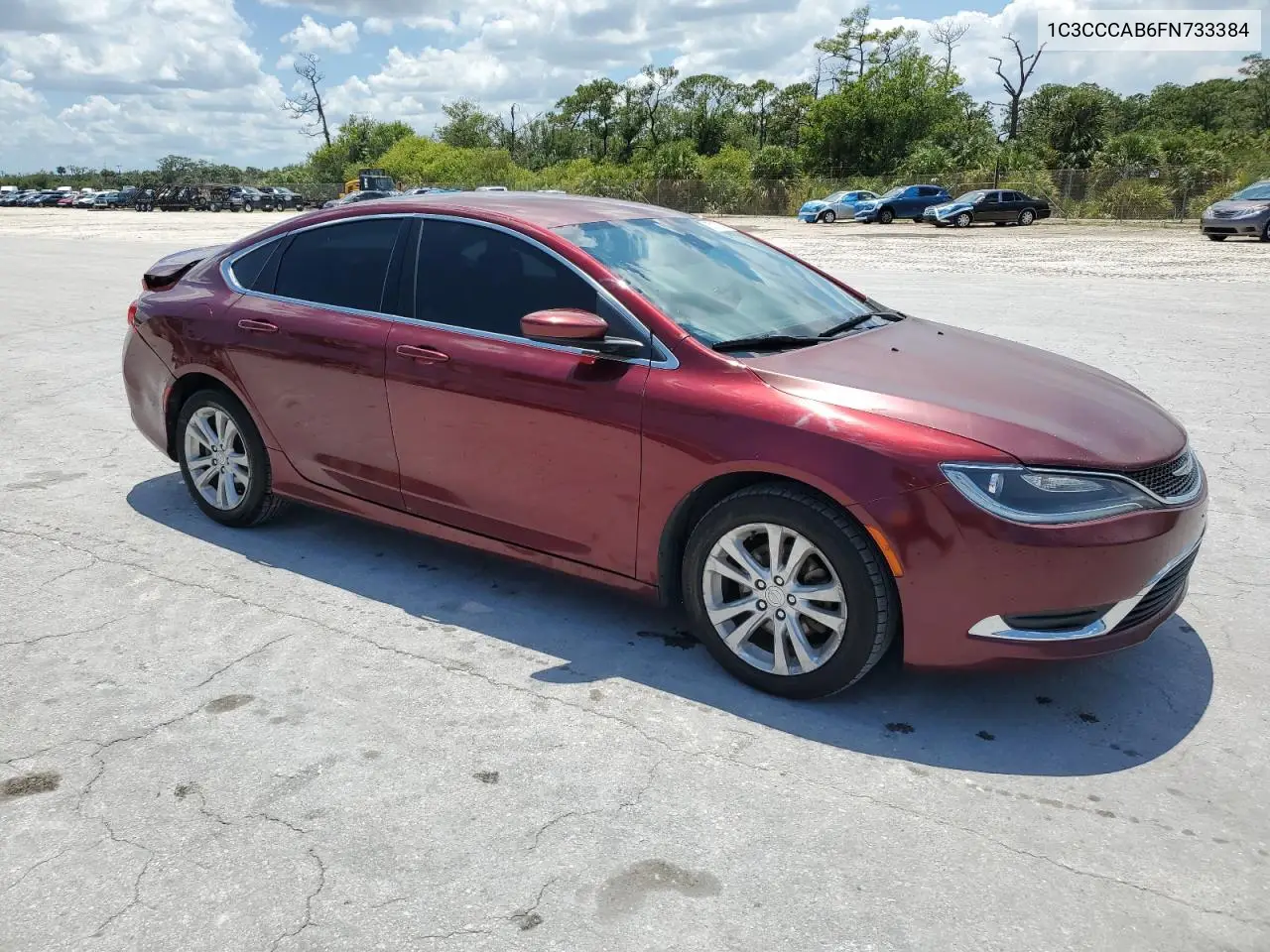 2015 Chrysler 200 Limited VIN: 1C3CCCAB6FN733384 Lot: 57103145