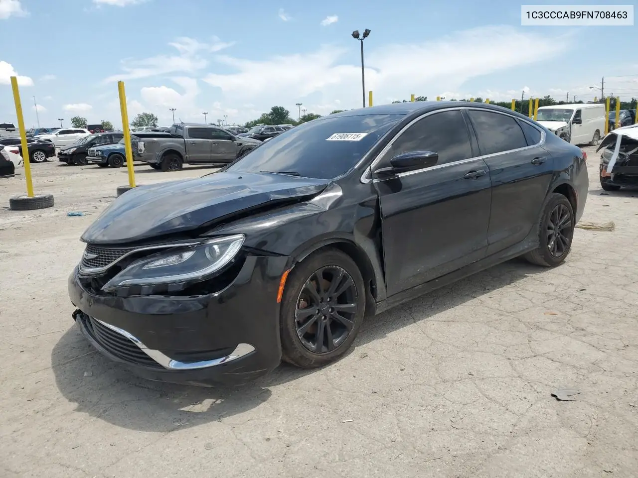 2015 Chrysler 200 Limited VIN: 1C3CCCAB9FN708463 Lot: 61906115
