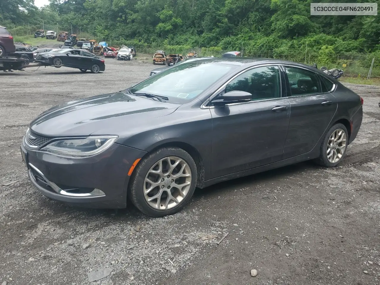 2015 Chrysler 200 C VIN: 1C3CCCEG4FN620491 Lot: 61983055