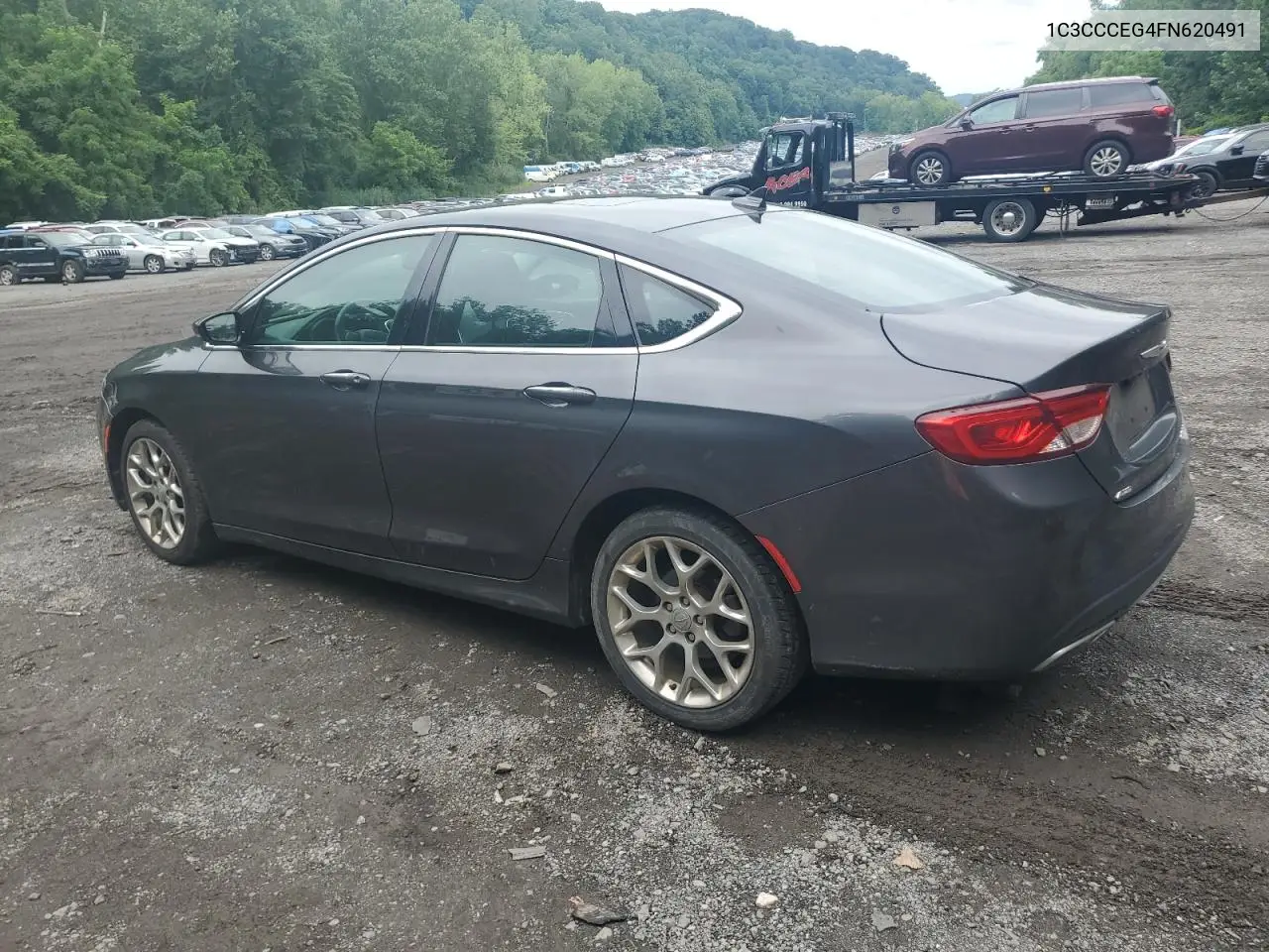 2015 Chrysler 200 C VIN: 1C3CCCEG4FN620491 Lot: 61983055