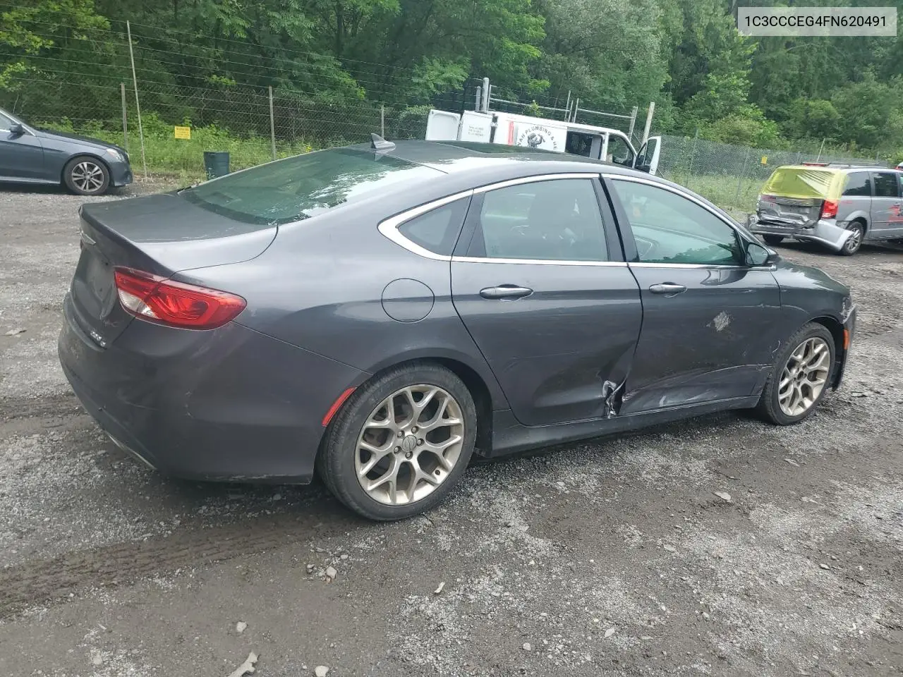 2015 Chrysler 200 C VIN: 1C3CCCEG4FN620491 Lot: 61983055