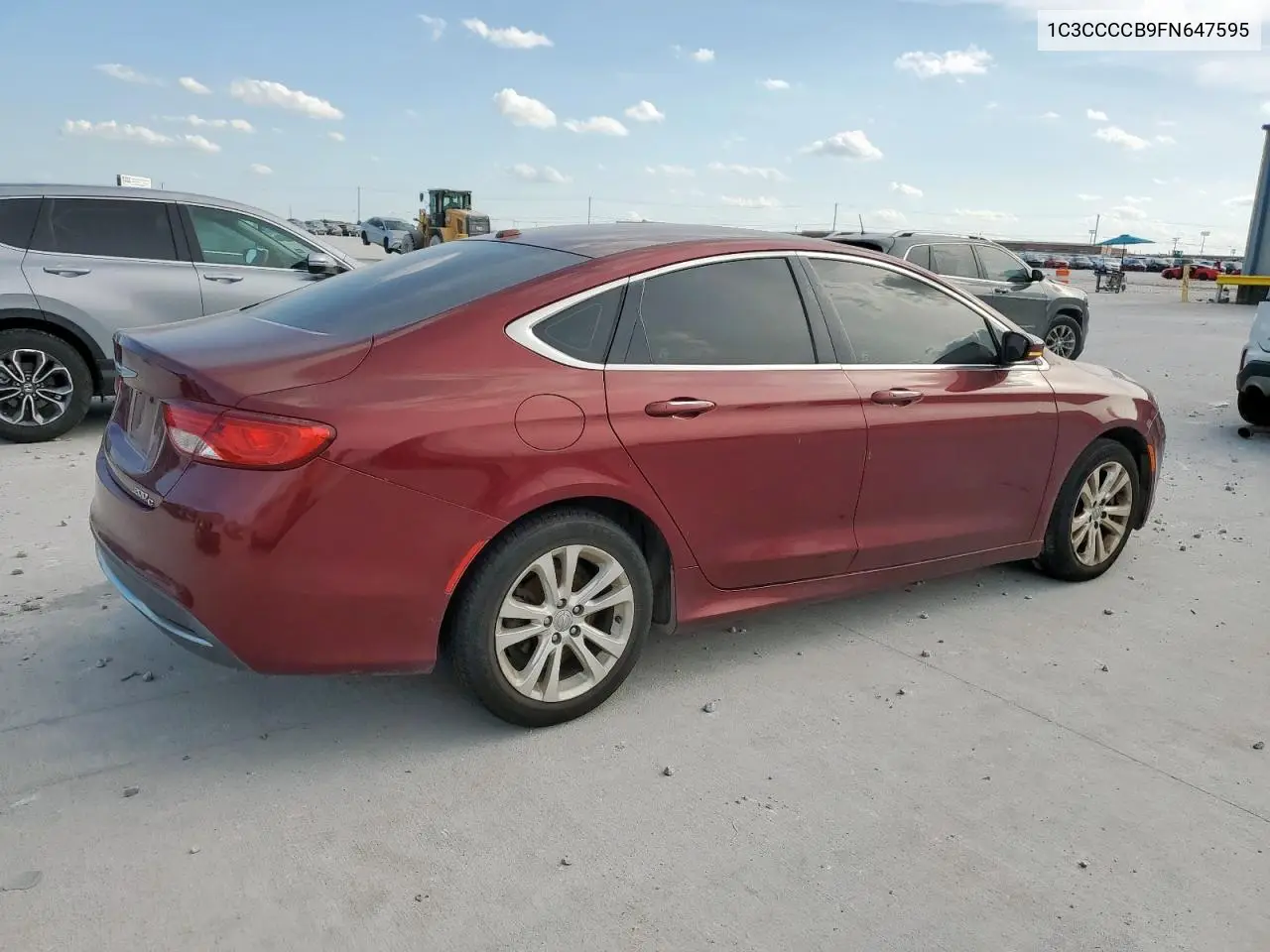 2015 Chrysler 200 C VIN: 1C3CCCCB9FN647595 Lot: 62090615