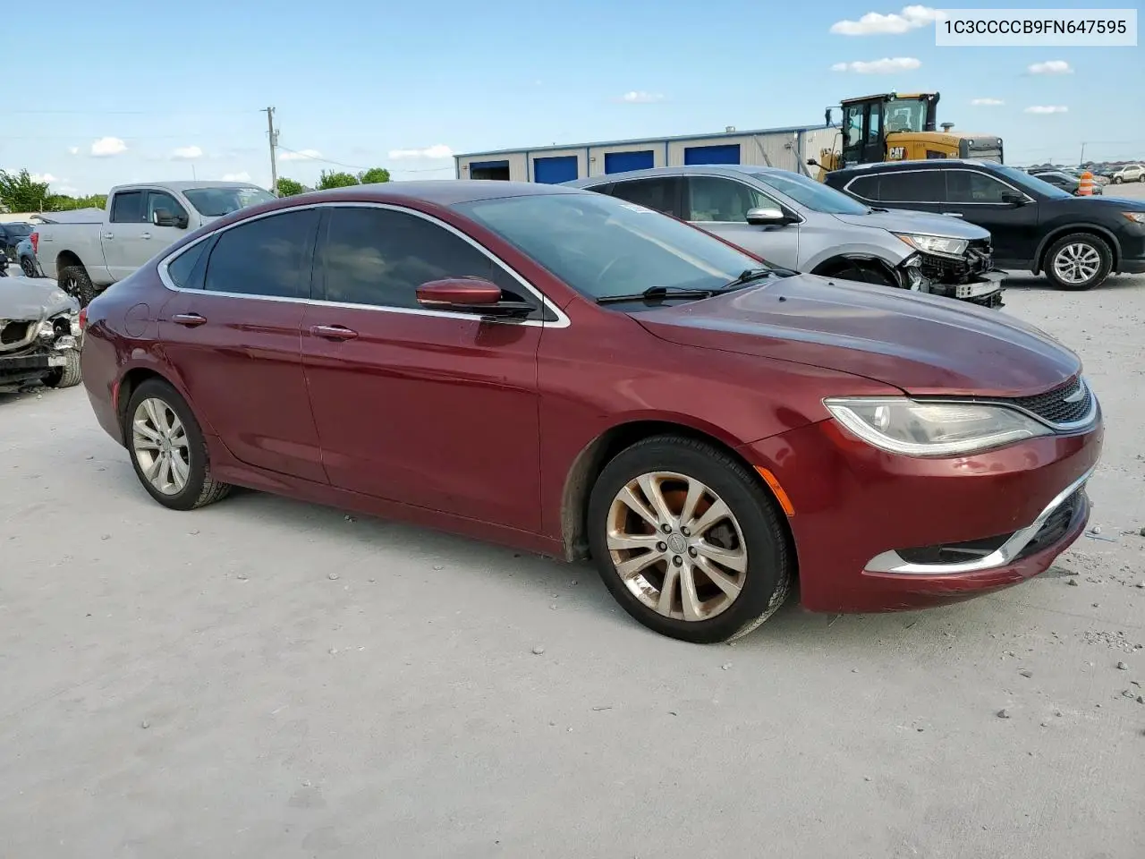 2015 Chrysler 200 C VIN: 1C3CCCCB9FN647595 Lot: 62090615