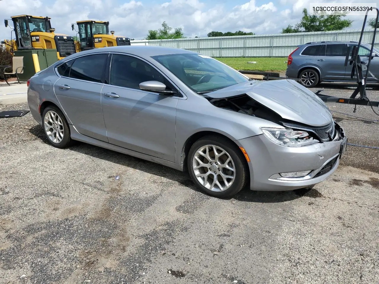 2015 Chrysler 200 C VIN: 1C3CCCEG5FN563394 Lot: 62463565