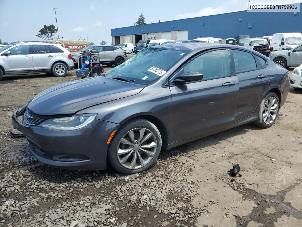 2015 Chrysler 200 S VIN: 1C3CCCBB8FN759936 Lot: 62585775