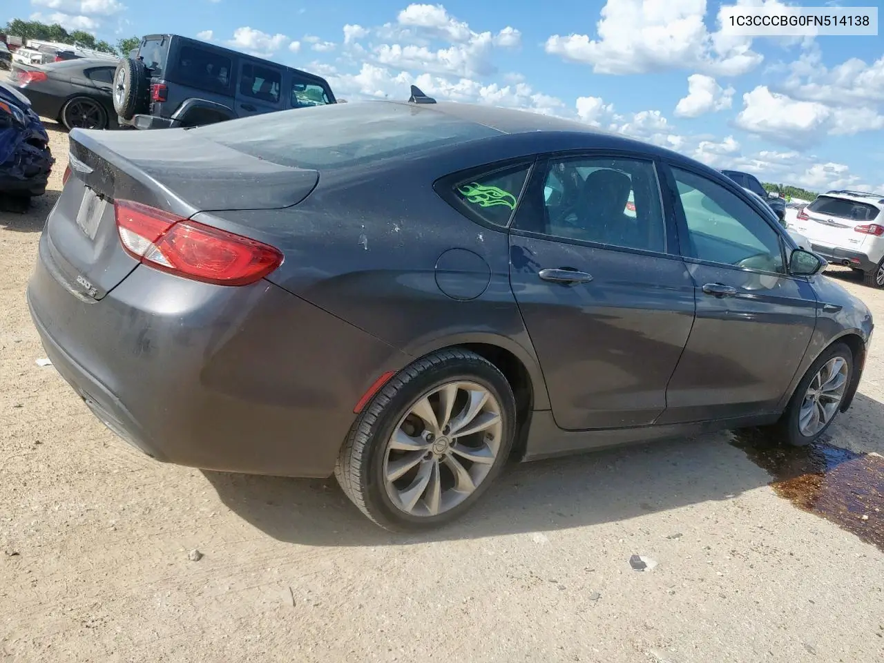 2015 Chrysler 200 S VIN: 1C3CCCBG0FN514138 Lot: 62605265