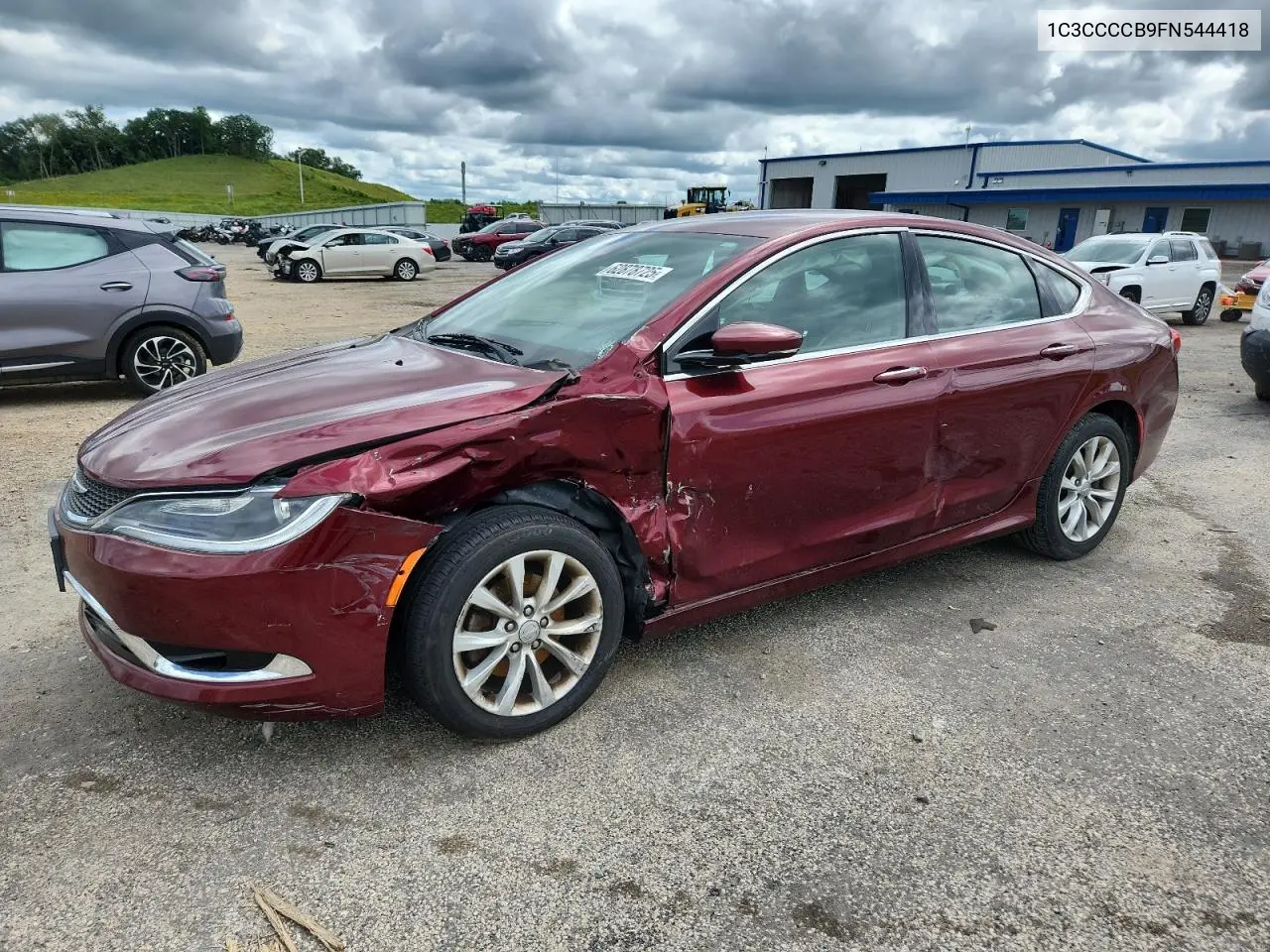 2015 Chrysler 200 C VIN: 1C3CCCCB9FN544418 Lot: 62878725