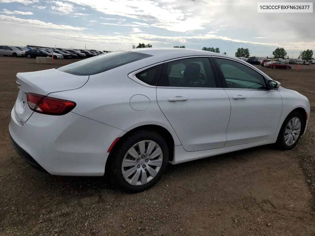 2015 Chrysler 200 Lx VIN: 1C3CCCFBXFN626377 Lot: 62941705