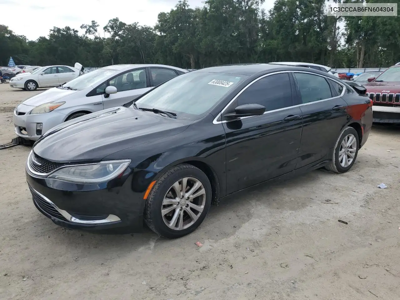 2015 Chrysler 200 Limited VIN: 1C3CCCAB6FN604304 Lot: 63008425