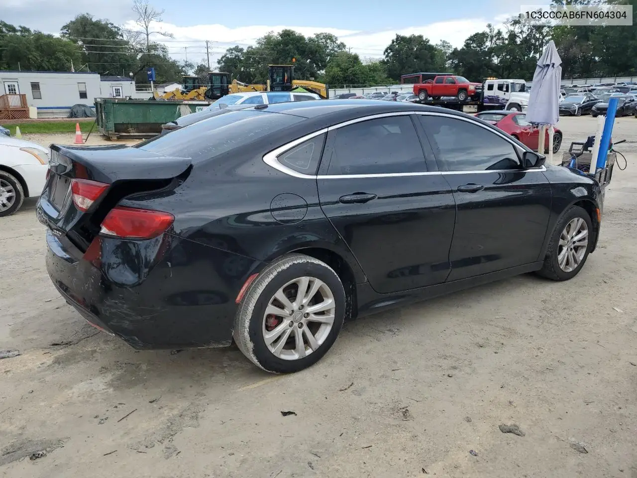 2015 Chrysler 200 Limited VIN: 1C3CCCAB6FN604304 Lot: 63008425