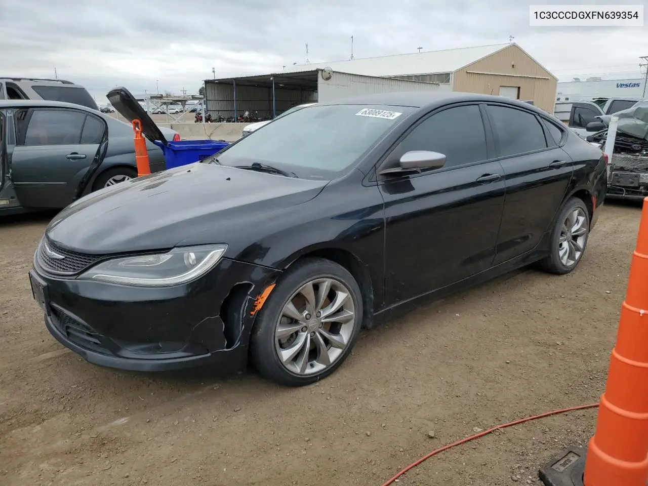 2015 Chrysler 200 S VIN: 1C3CCCDGXFN639354 Lot: 63089125