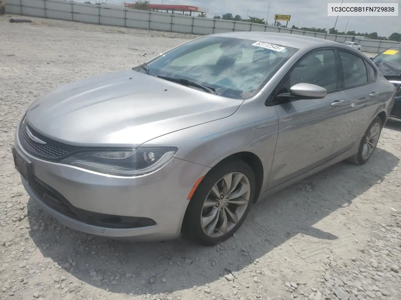 2015 Chrysler 200 S VIN: 1C3CCCBB1FN729838 Lot: 63112545