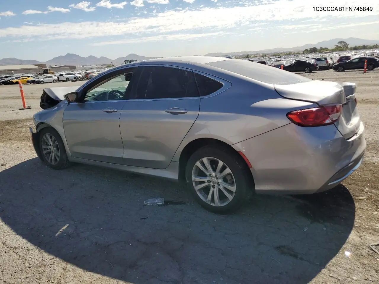 2015 Chrysler 200 Limited VIN: 1C3CCCAB1FN746849 Lot: 63126965