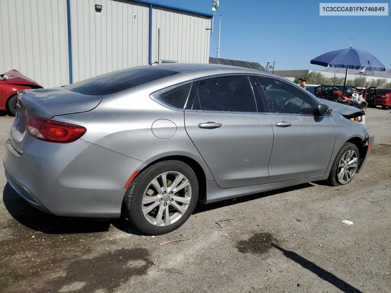 2015 Chrysler 200 Limited VIN: 1C3CCCAB1FN746849 Lot: 63126965