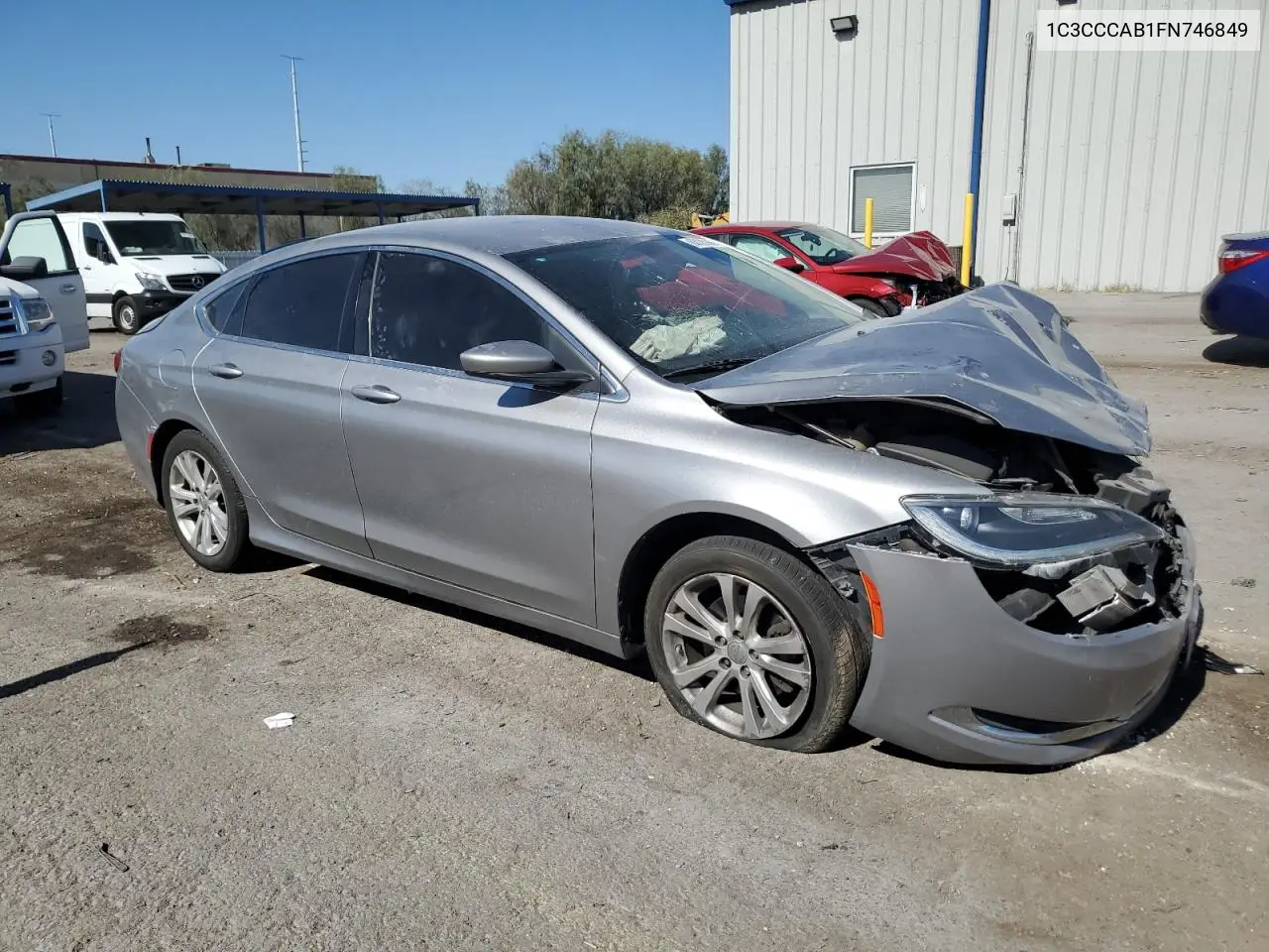 2015 Chrysler 200 Limited VIN: 1C3CCCAB1FN746849 Lot: 63126965