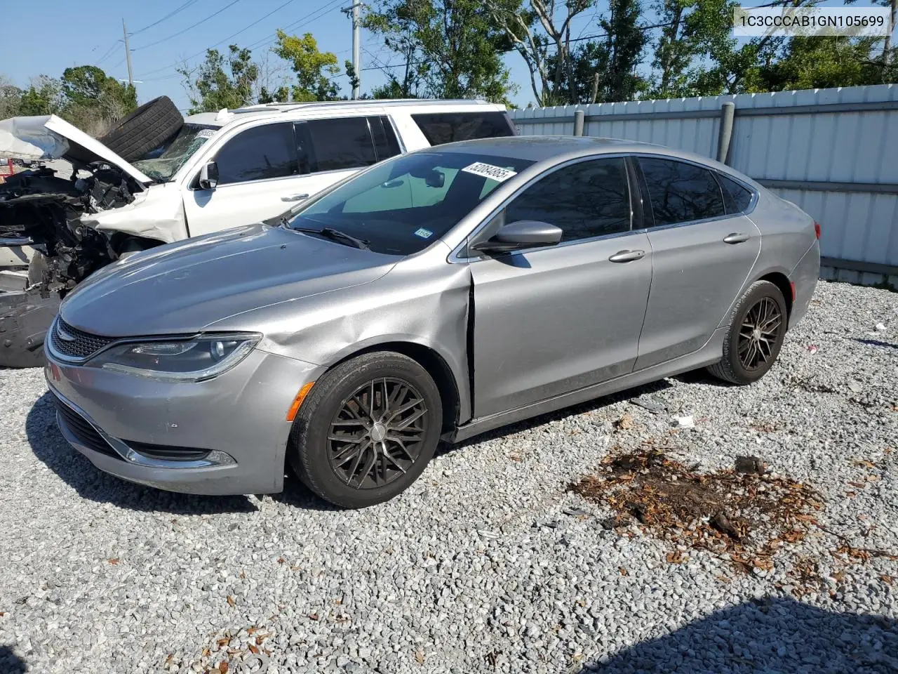 2016 Chrysler 200 Limited VIN: 1C3CCCAB1GN105699 Lot: 52084865