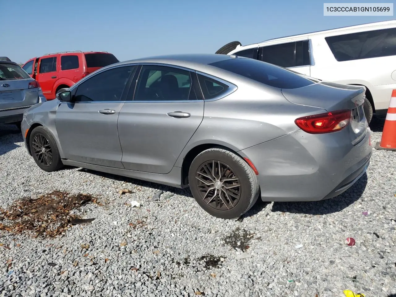 2016 Chrysler 200 Limited VIN: 1C3CCCAB1GN105699 Lot: 52084865