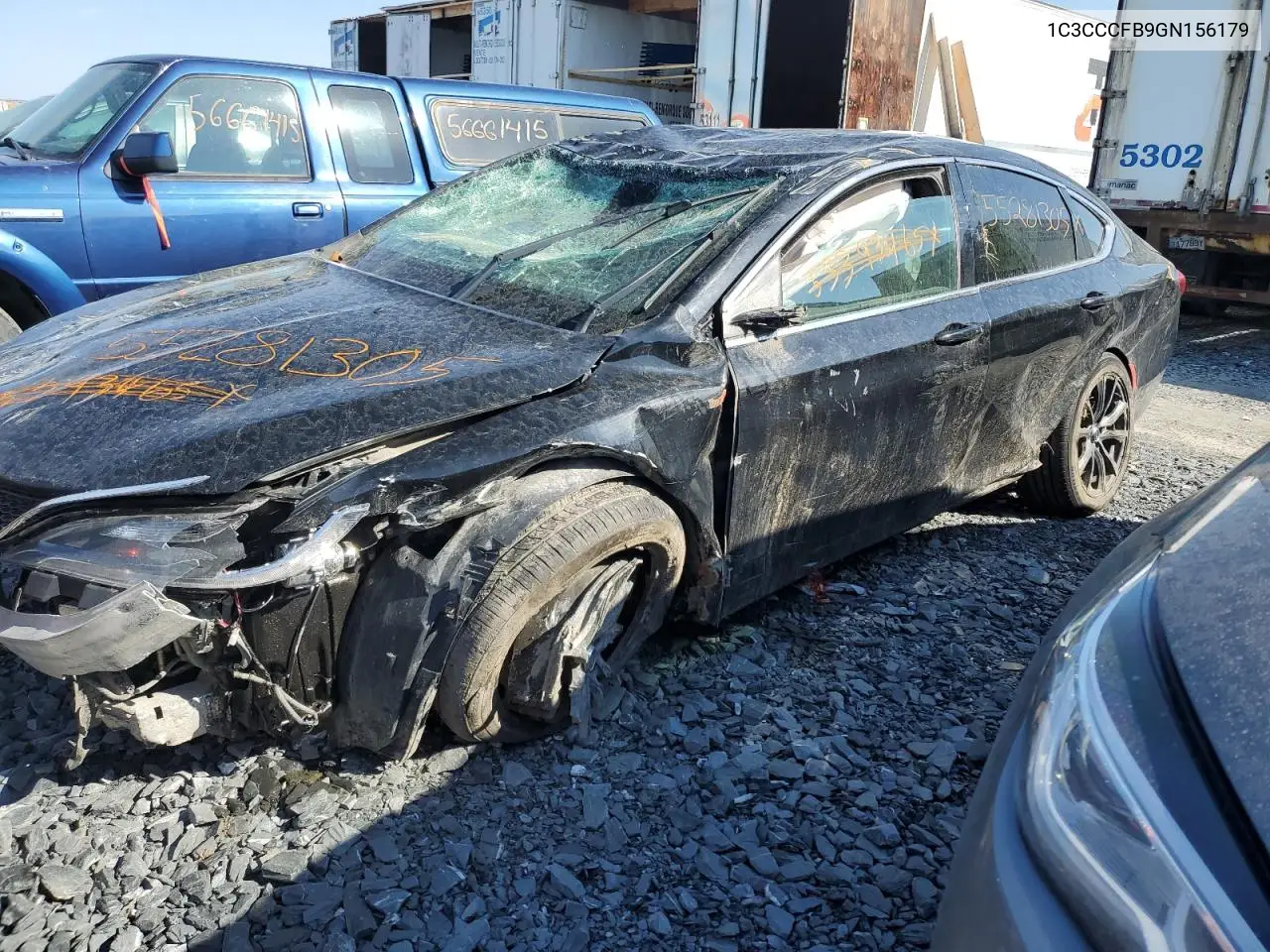 2016 Chrysler 200 Lx VIN: 1C3CCCFB9GN156179 Lot: 55281305