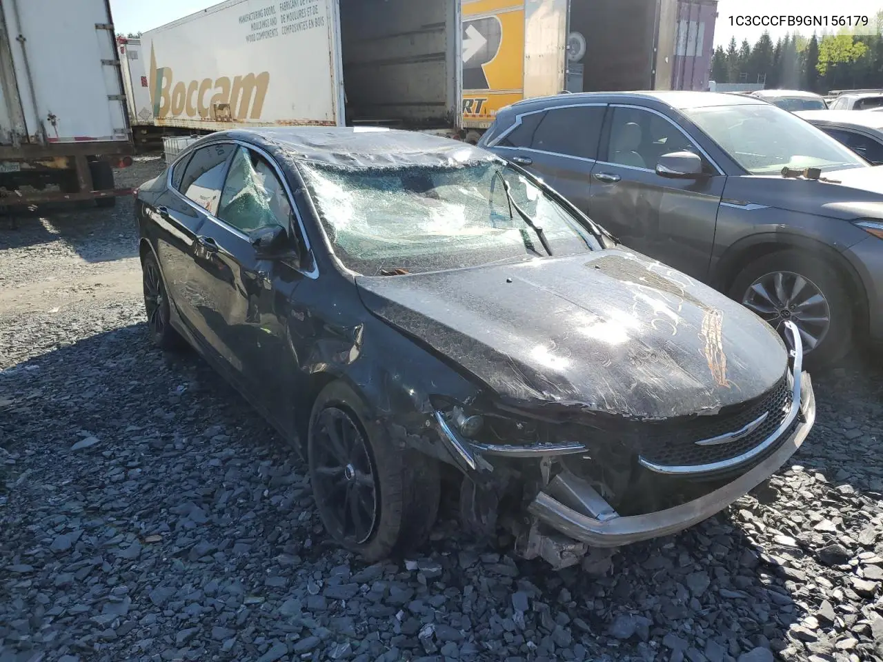 2016 Chrysler 200 Lx VIN: 1C3CCCFB9GN156179 Lot: 55281305