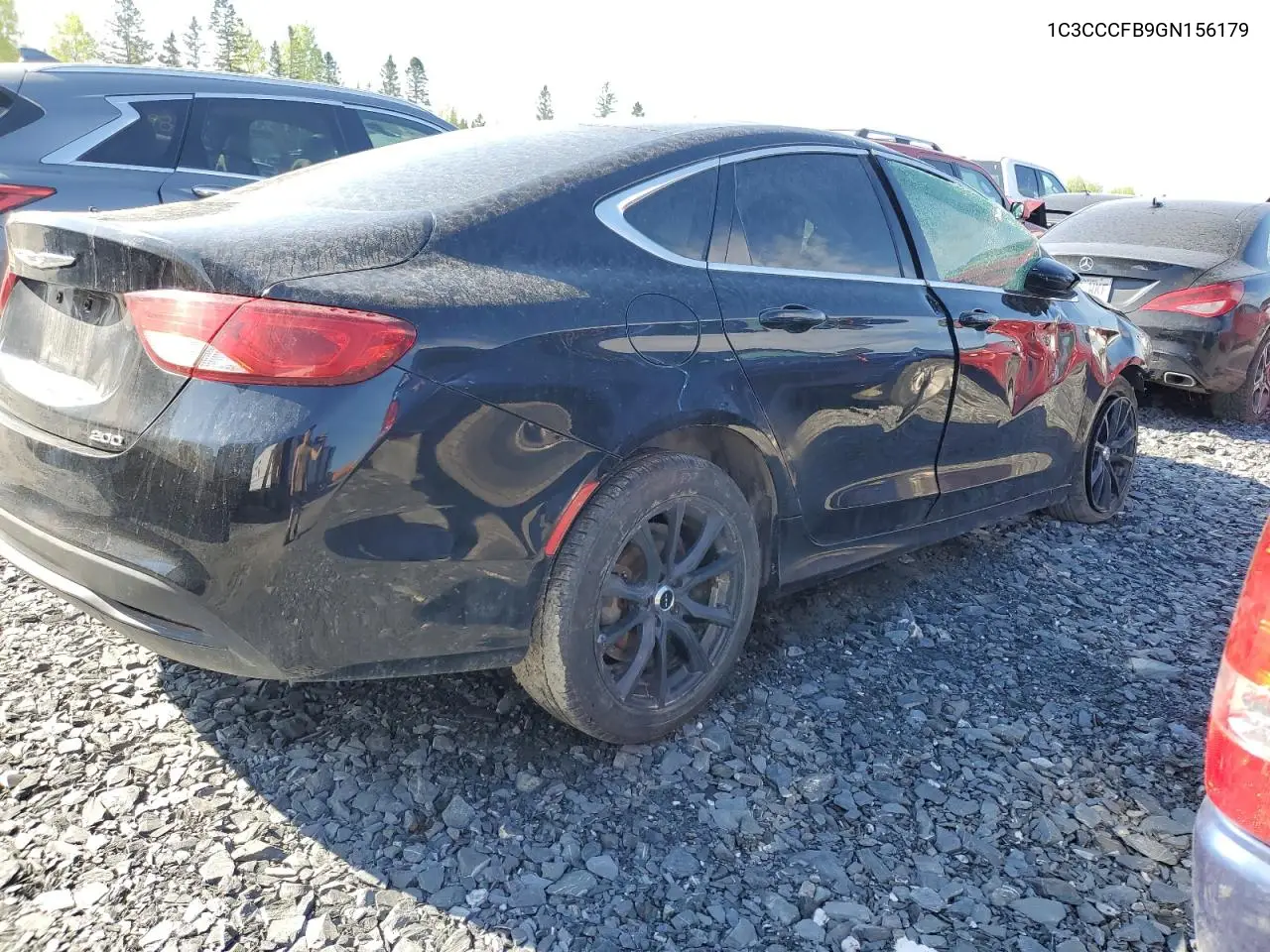2016 Chrysler 200 Lx VIN: 1C3CCCFB9GN156179 Lot: 55281305
