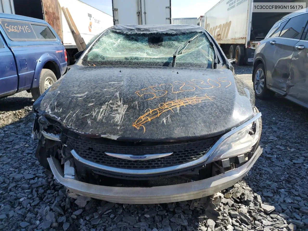 2016 Chrysler 200 Lx VIN: 1C3CCCFB9GN156179 Lot: 55281305