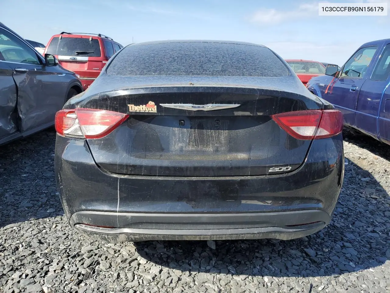2016 Chrysler 200 Lx VIN: 1C3CCCFB9GN156179 Lot: 55281305
