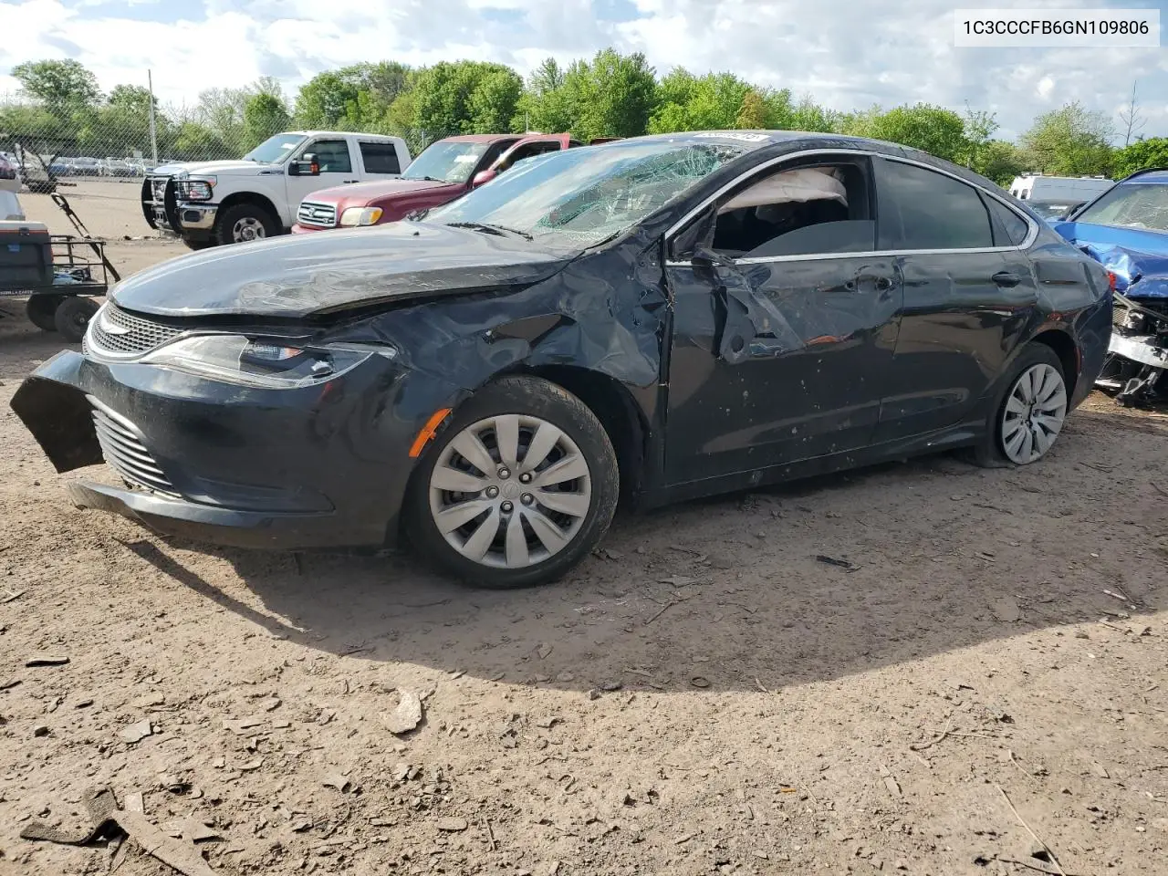 2016 Chrysler 200 Lx VIN: 1C3CCCFB6GN109806 Lot: 55915215