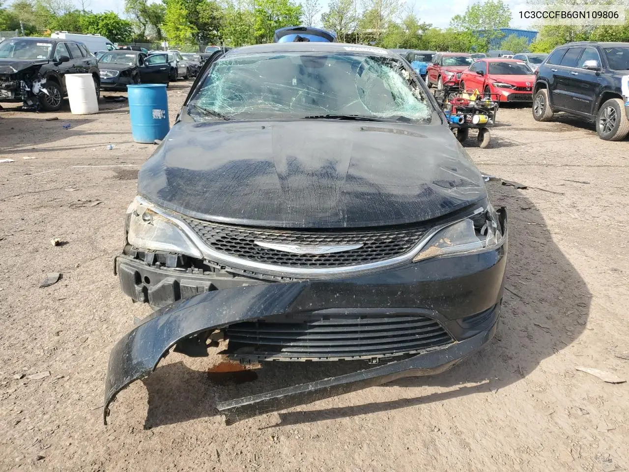 2016 Chrysler 200 Lx VIN: 1C3CCCFB6GN109806 Lot: 55915215