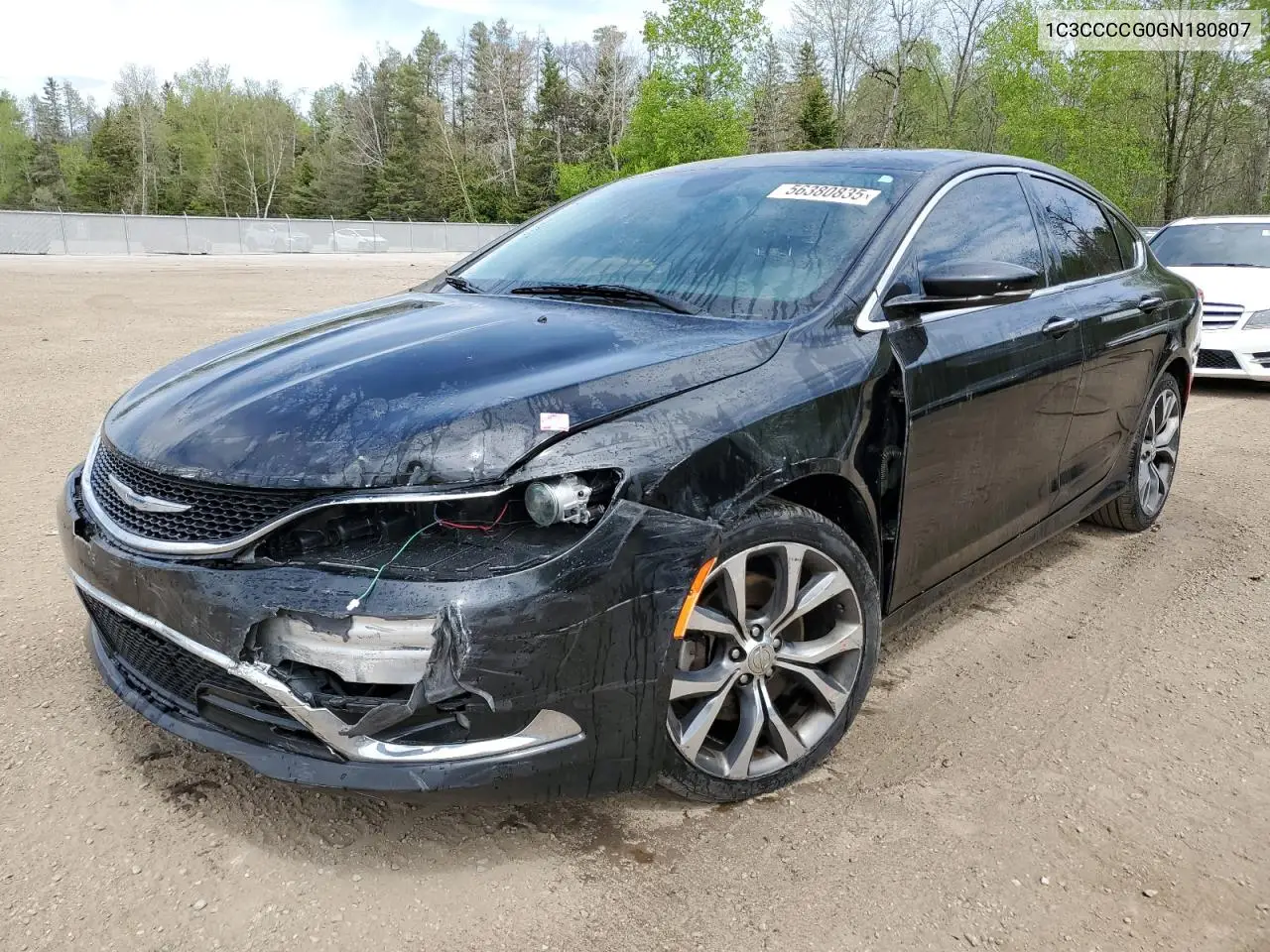 2016 Chrysler 200 C VIN: 1C3CCCCG0GN180807 Lot: 56380835