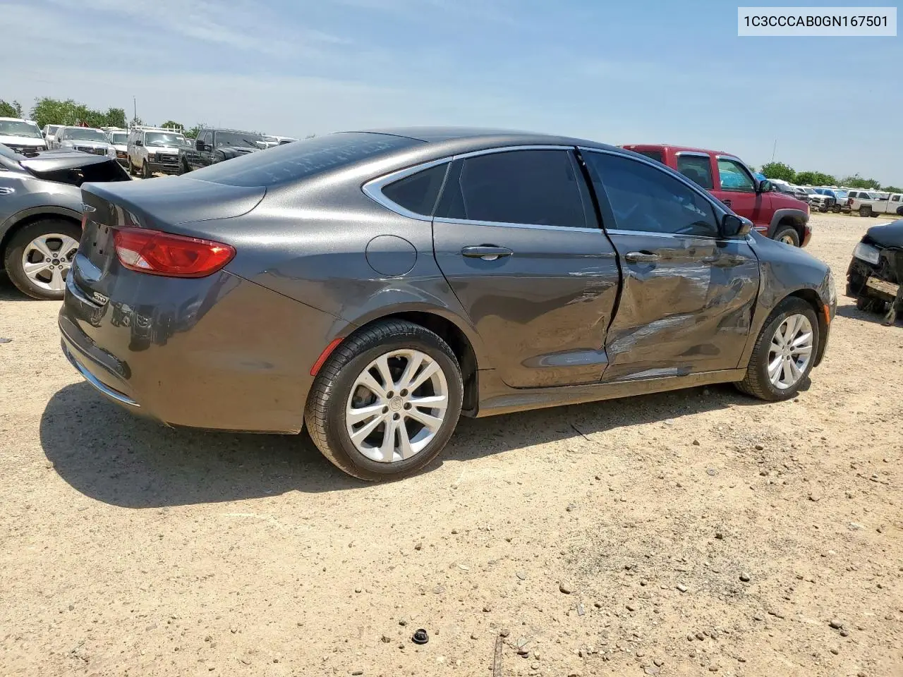 2016 Chrysler 200 Limited VIN: 1C3CCCAB0GN167501 Lot: 56654485