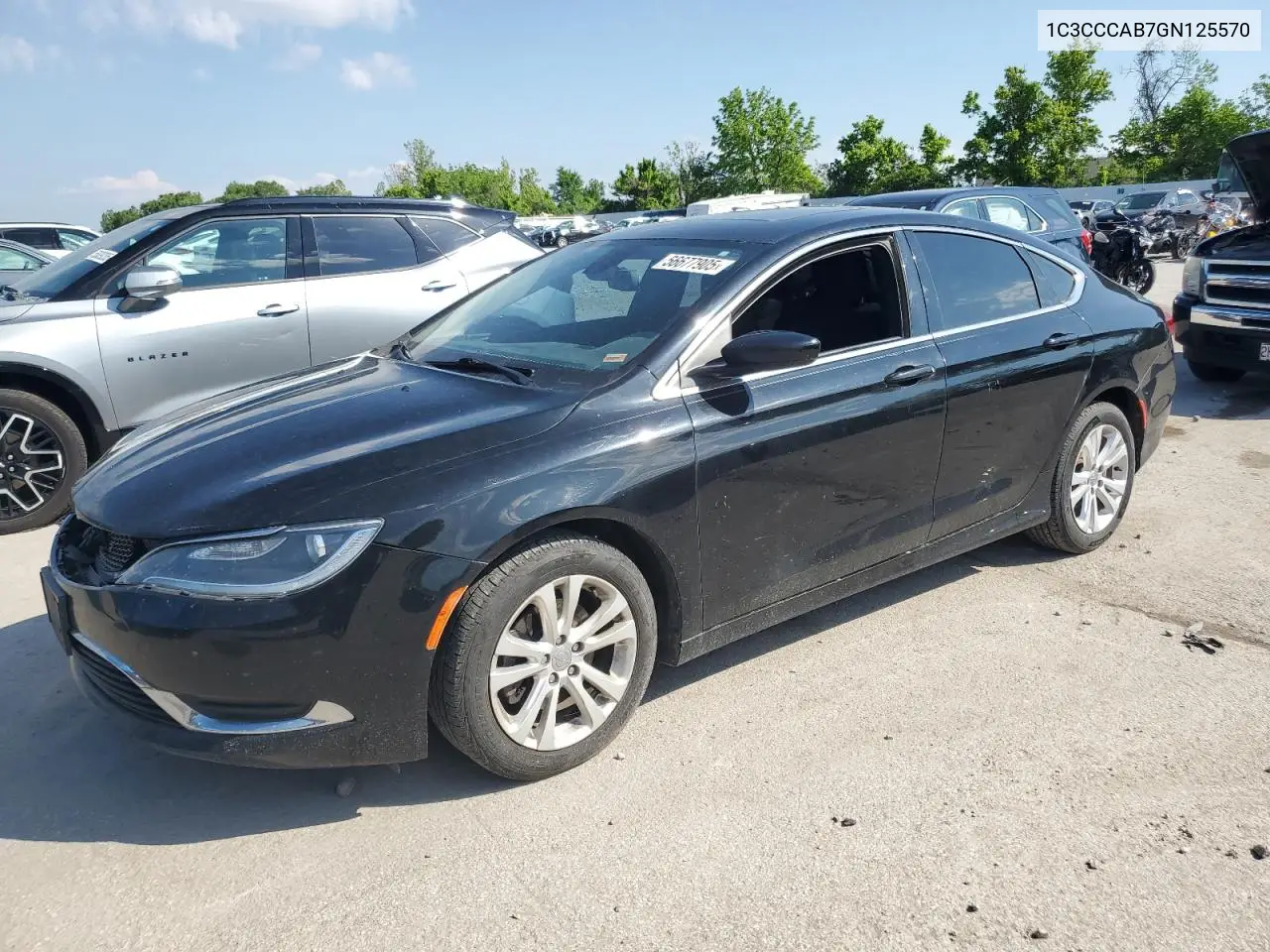 2016 Chrysler 200 Limited VIN: 1C3CCCAB7GN125570 Lot: 56677905