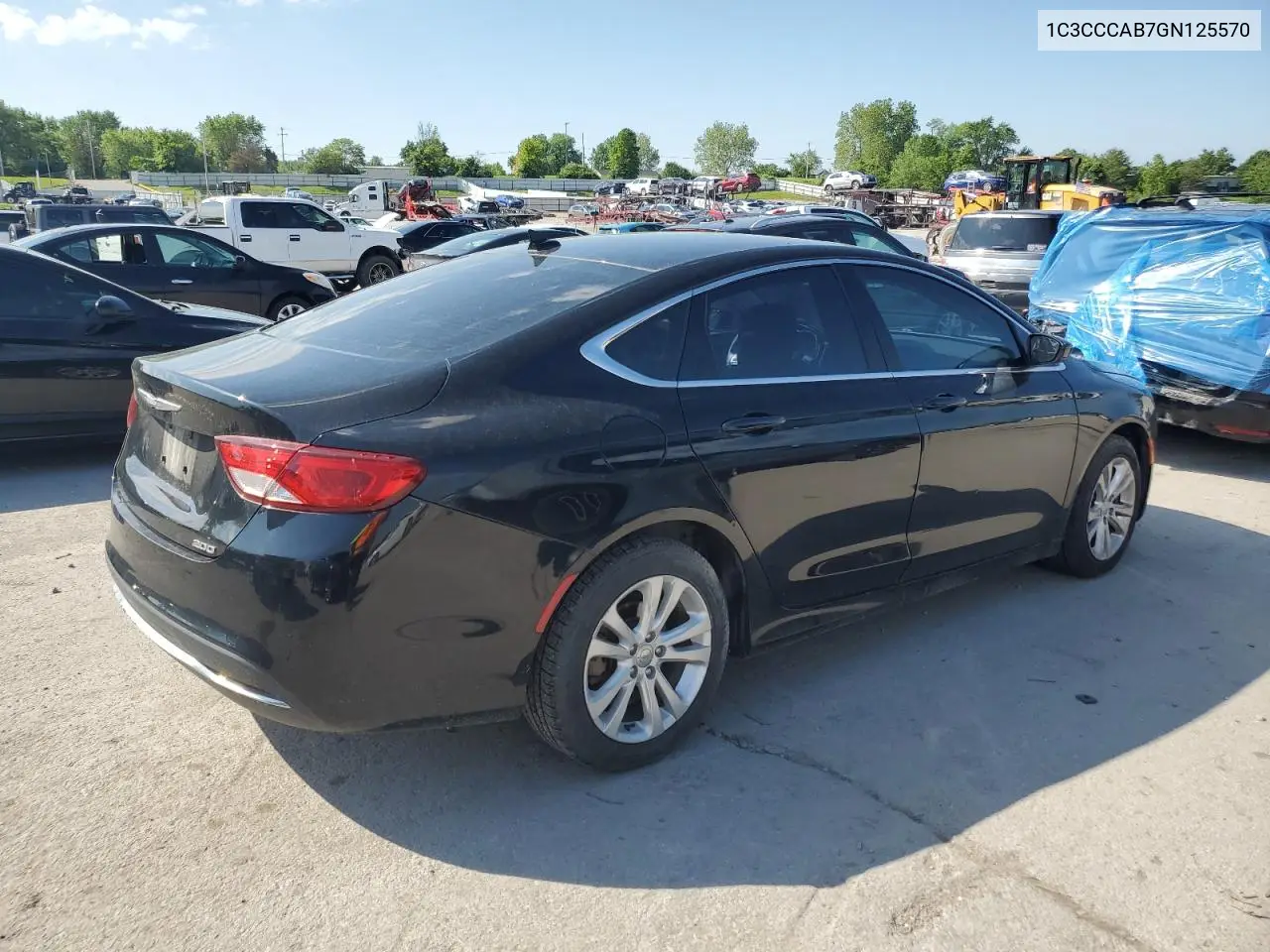2016 Chrysler 200 Limited VIN: 1C3CCCAB7GN125570 Lot: 56677905