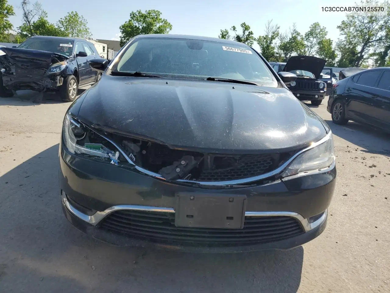 2016 Chrysler 200 Limited VIN: 1C3CCCAB7GN125570 Lot: 56677905