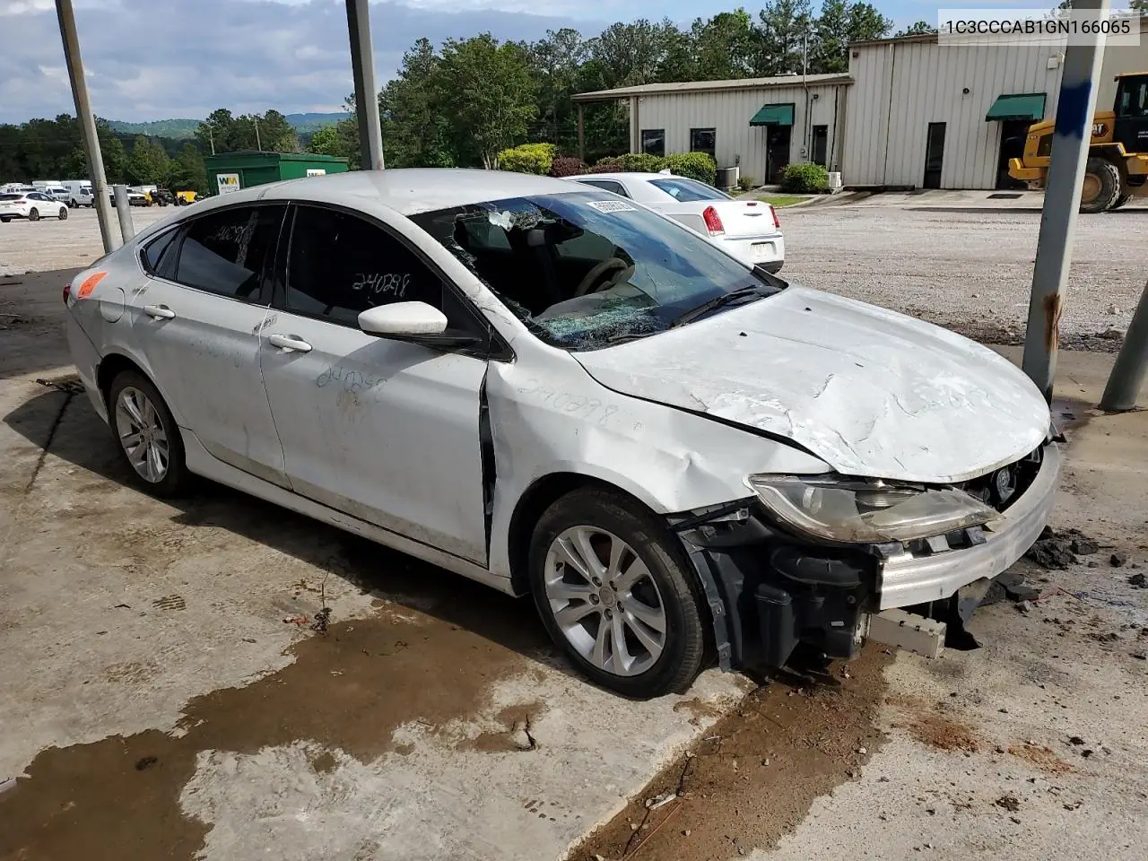 2016 Chrysler 200 Limited VIN: 1C3CCCAB1GN166065 Lot: 56695725