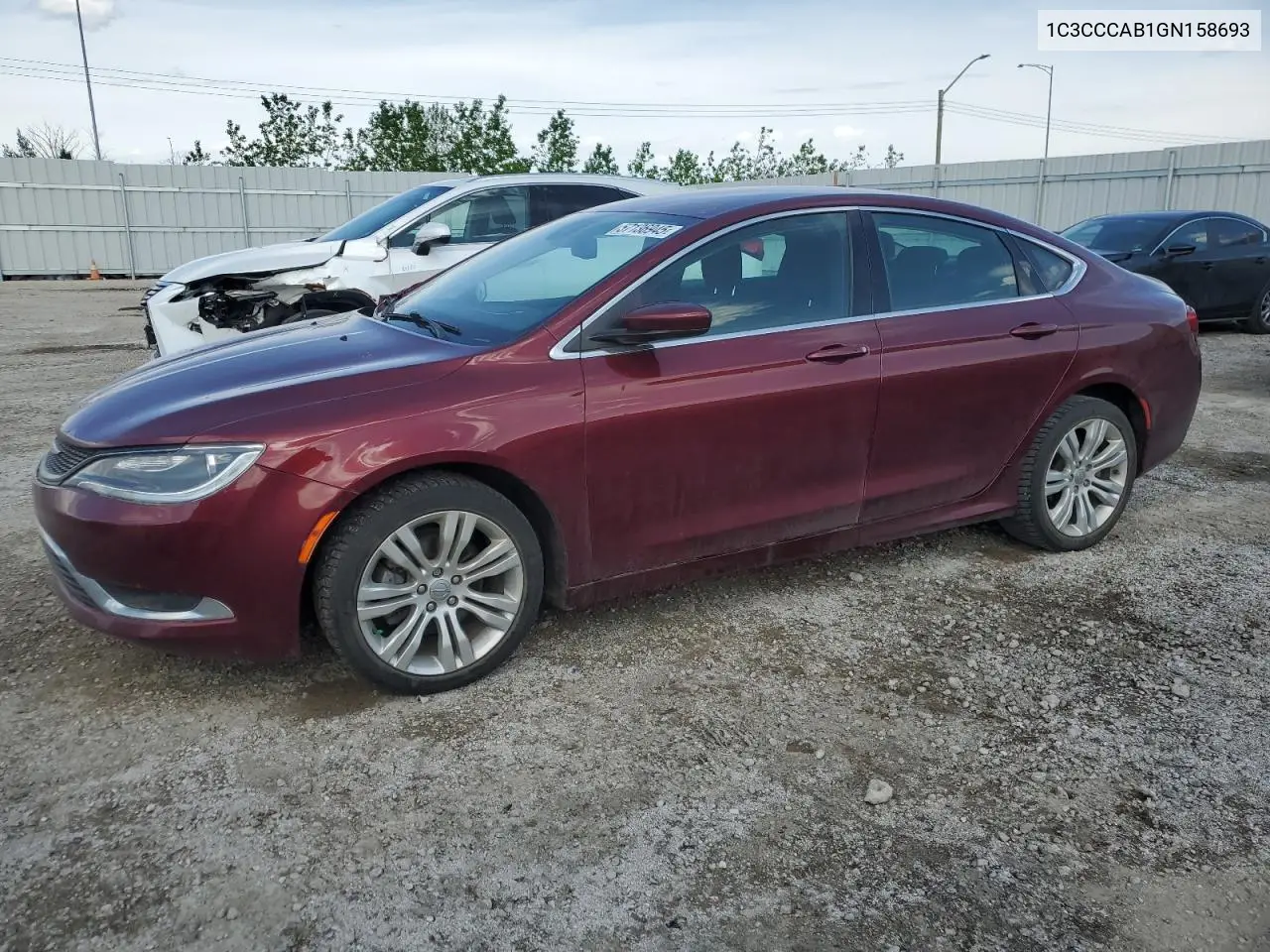 2016 Chrysler 200 Limited VIN: 1C3CCCAB1GN158693 Lot: 57136945