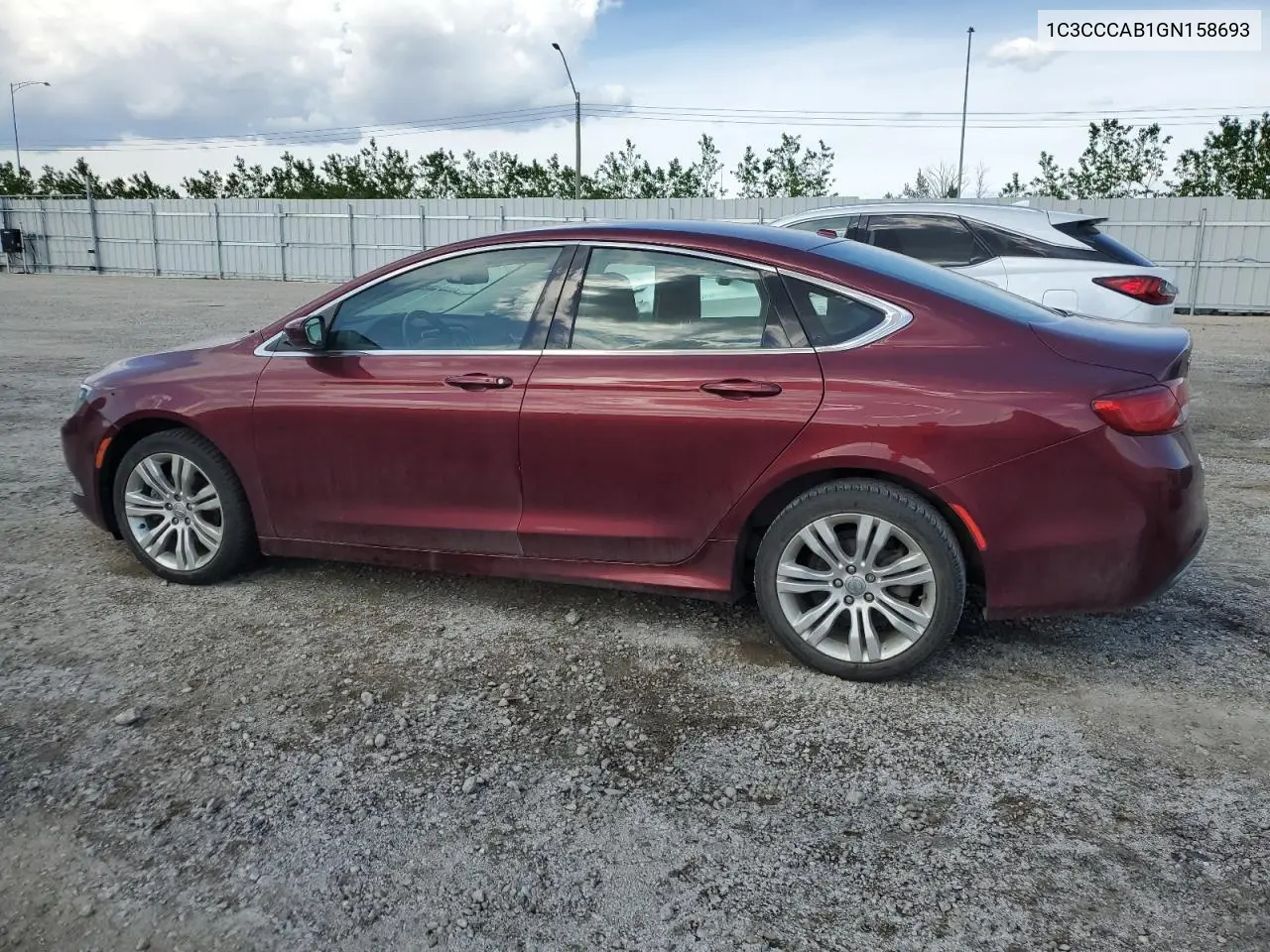 2016 Chrysler 200 Limited VIN: 1C3CCCAB1GN158693 Lot: 57136945