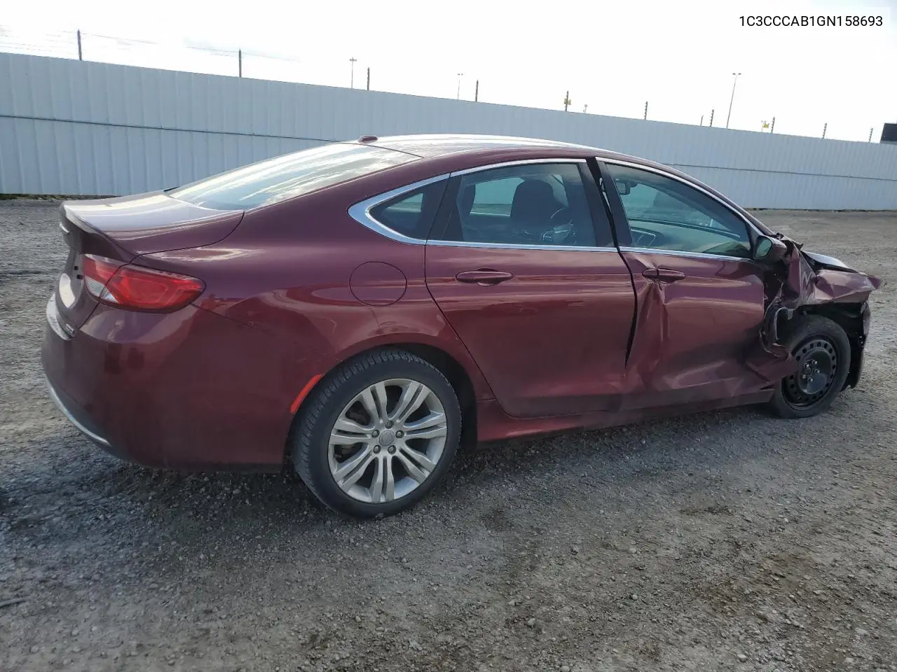 2016 Chrysler 200 Limited VIN: 1C3CCCAB1GN158693 Lot: 57136945
