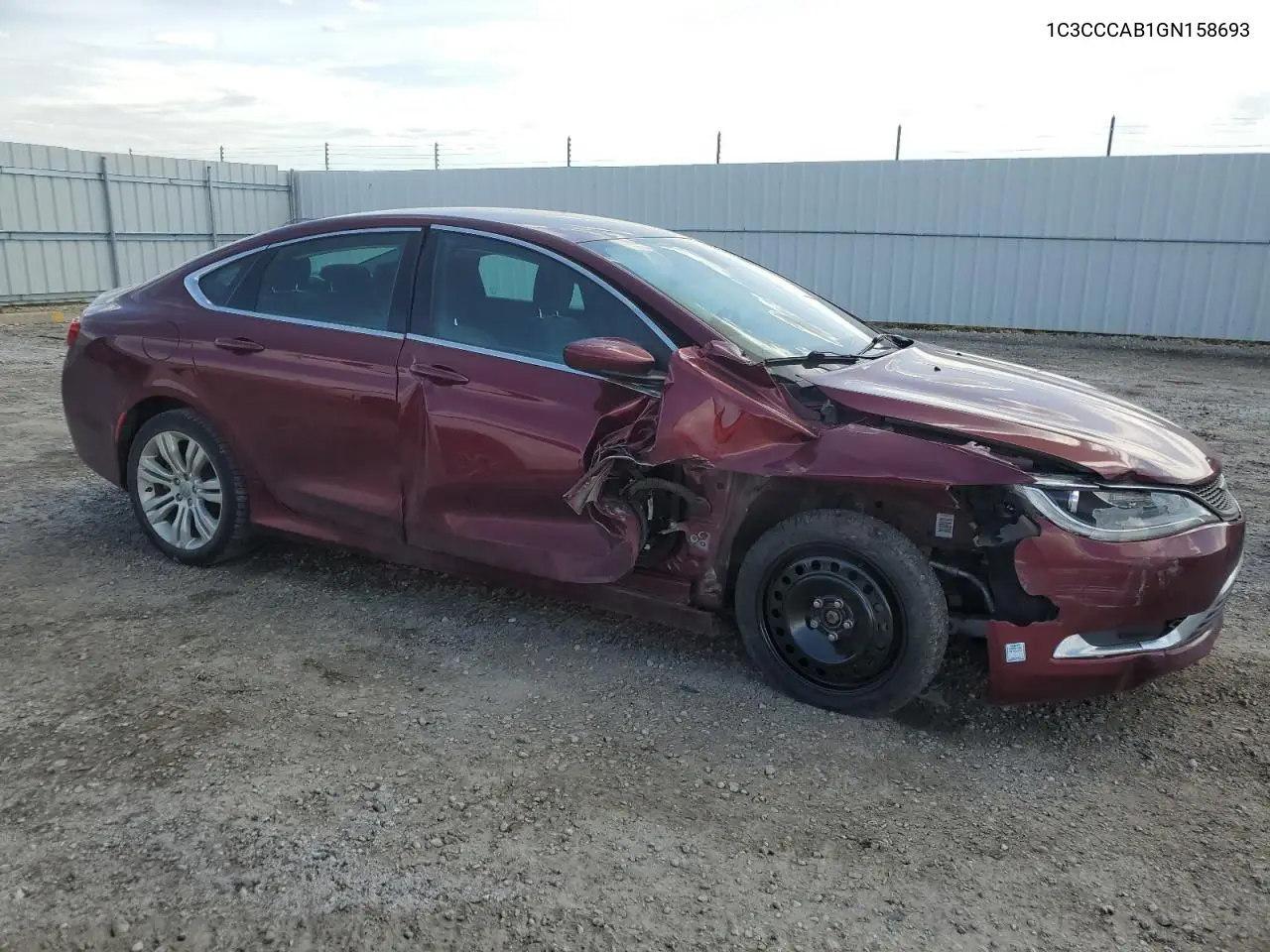 2016 Chrysler 200 Limited VIN: 1C3CCCAB1GN158693 Lot: 57136945